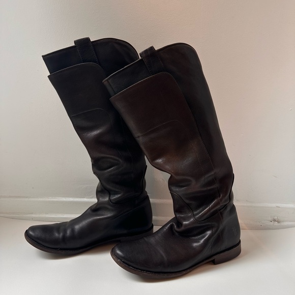 Women’s Brown Frye Riding Boots SIze 7.5 - Picture 2 of 10